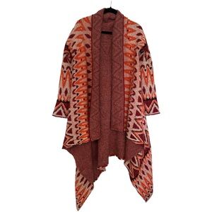 Anthropologie Sleeping on Snow Boho Tribal Knit Duster Cardigan